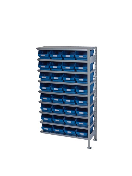 Anbauregal mit 32 Lagerkästen Typ 5024-15