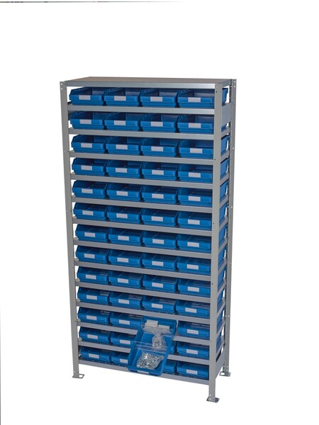 Grundregal mit 52 Lagerkästen Typ 4024